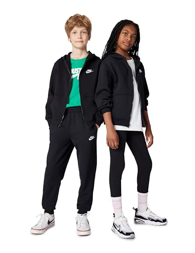 Nike Unisex Kinder Nsw Club Fleecejacke, Black/White, 122-128 EU von Nike