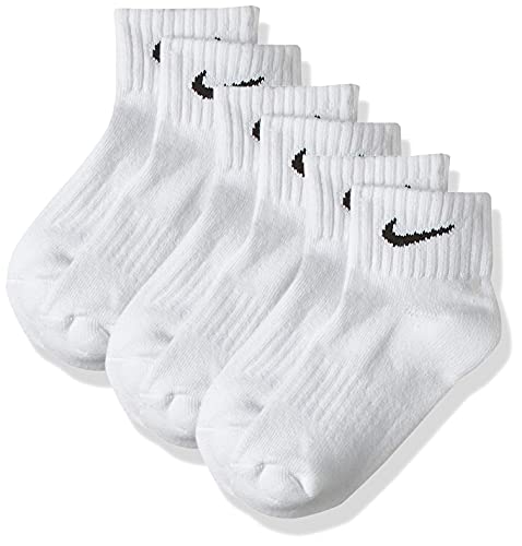 Nike Herren One Quarter Socks 3PPK Value Socken, 3er Pack, Weiß (White/Black 101), 46/50 (Herstellergröße: XL) von Nike
