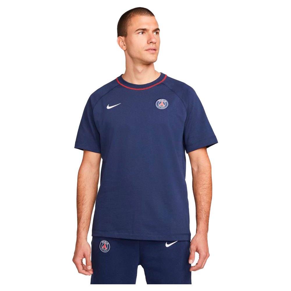 Nike Paris Saint Germain Travel 22/23 Short Sleeve T-shirt Blau L von Nike