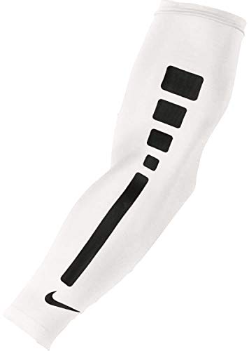 Nike Pro Elite Kompressionsarmüberzug/Bandage, Weiß, L/XL von Nike