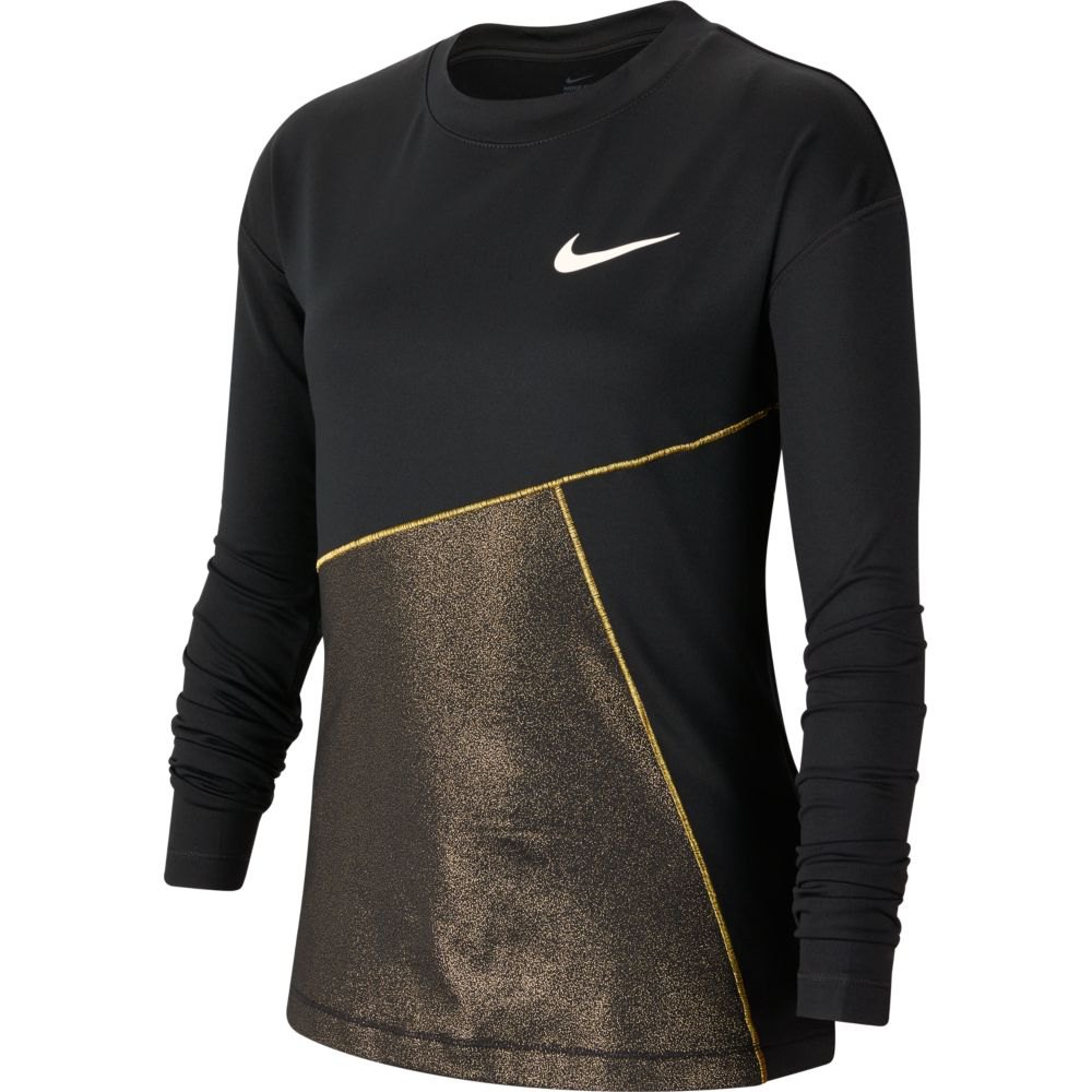 Nike Pro Warm Long Sleeve T-shirt Schwarz 7-8 Years Junge von Nike