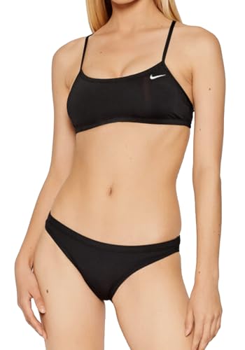 Nike Racerback Bikini-Set für Damen, Damen, Bikini, NESSA211-001, schwarz, L von Nike