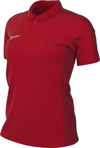 Nike Short-Sleeve Polo W Nk Df Acd23 Polo Ss, University Red/Gym Red/White, DR1348-657, S von Nike