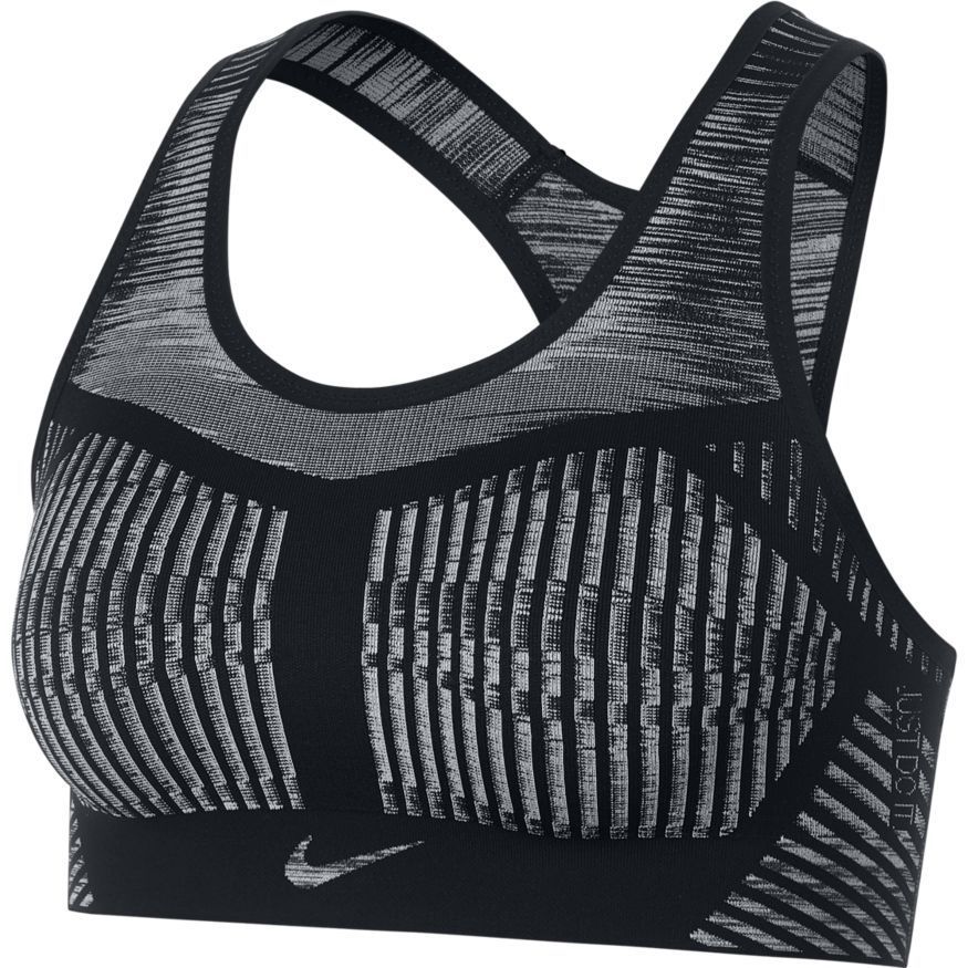 Nike Sport BH FE/NOM Flyknit - Schwarz/Weiß Damen von Nike
