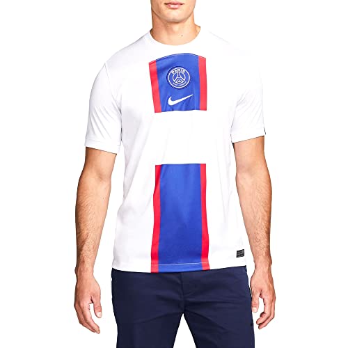Nike Stad T-Shirt White/Old Royal/White M von Nike
