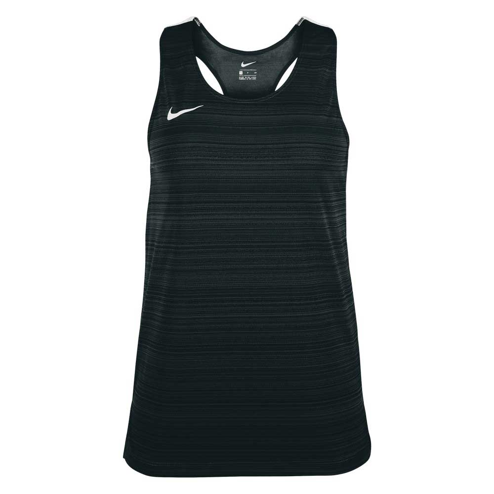 Nike Stock Dry Miler Sleeveless T-shirt Schwarz L Frau von Nike