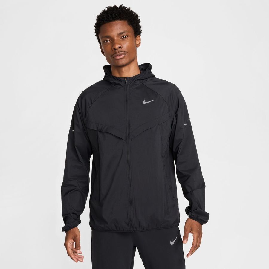 Nike Laufjacke UV Repel Stride - Schwarz/Silber von Nike