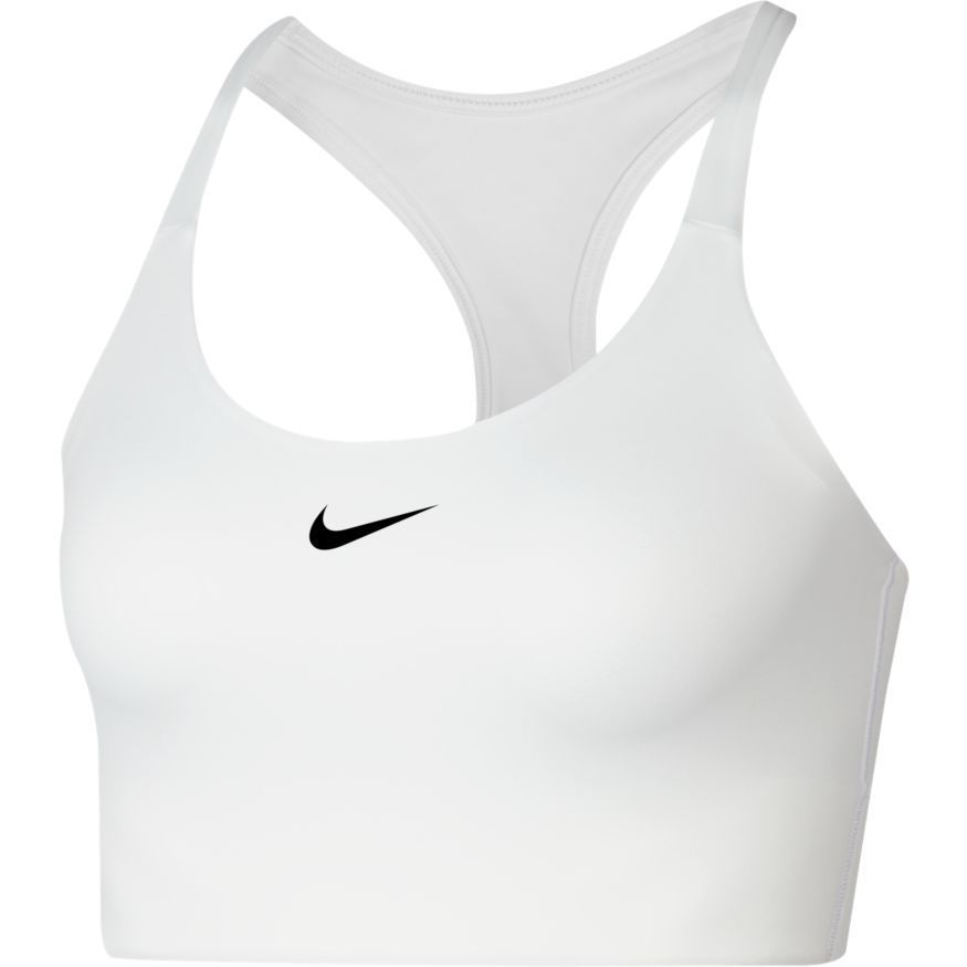 Nike Swoosh Sport BH - Weiß/Schwarz Damen von Nike