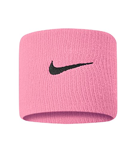 Nike Swoosh Wristband Schweißband (one size, pink/grey) von Nike