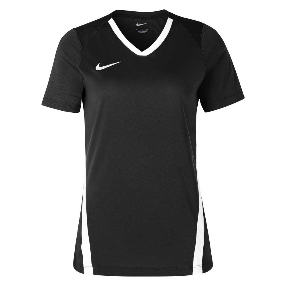 Nike Team Spike Short Sleeve T-shirt Schwarz 2XL Frau von Nike