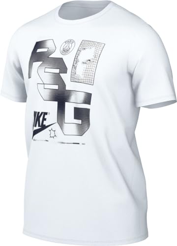 Nike Top Paris Saint-Germain Herren Futura Tee, White, FV9417-100, S von Nike
