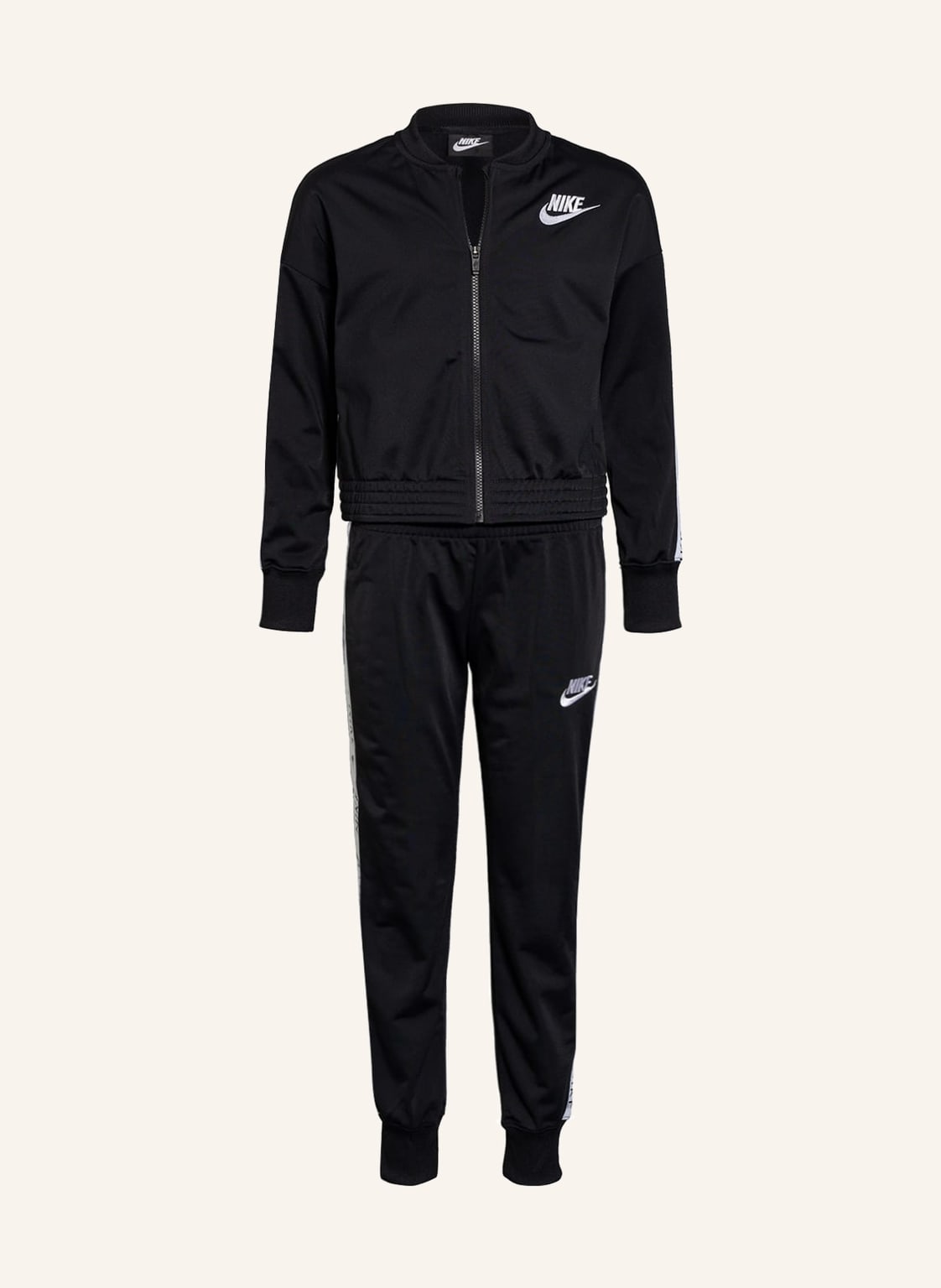Nike Trainingsanzug Mit Galonstreifen schwarz von Nike