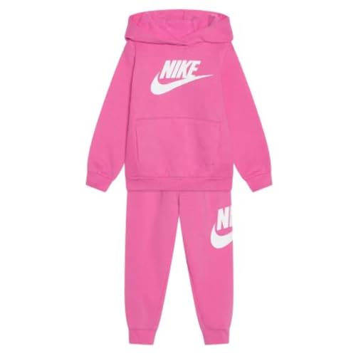 Nike Trainingsanzug für Mädchen Club French Terry Rosa, rosa/weiß, 2-3 Jahre von Nike