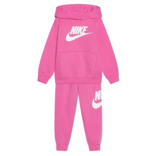 Nike Trainingsanzug für Mädchen Club French Terry Rosa, rosa/weiß, 3 Jahre von Nike