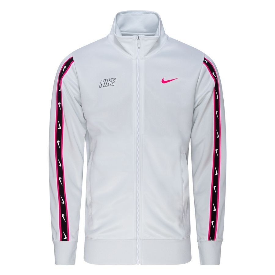 Nike Trainingsjacke NSW Repeat - Weiß/Pink von Nike