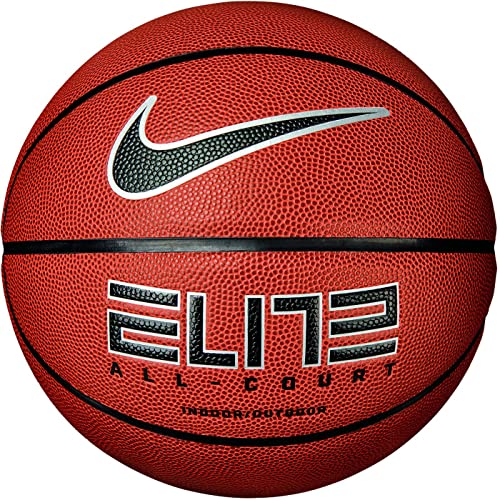 Nike 9017/29 Elite All Court 8 Basketball Amber/Black/Metallic Sillv 7 von Nike