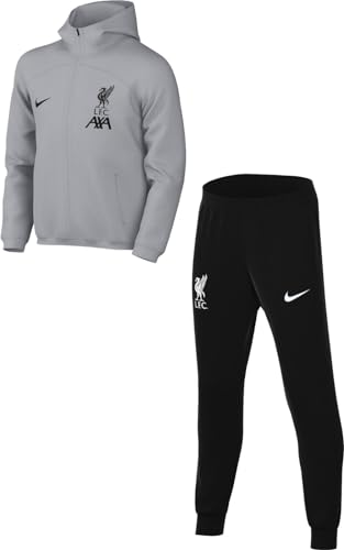 Nike Unisex Baby Trainingsanzug Lfc I Nk Df Strk Hd Trk Suit K, Wolf Grey/Black/Black/White, DX3569-013, 9-12 von Nike