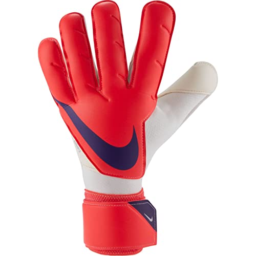 Nike Unisex – Erwachsene Goalkeeper Grip3 Torwarthandschuhe, Bright Crimson/Indigo Burst, 10 von Nike