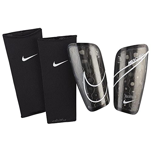 Nike Unisex – Erwachsene Mercurial Lite Schienbeinschoner, Black/White, L von Nike