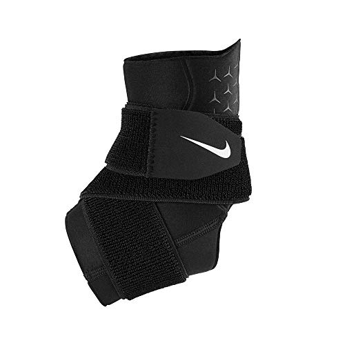 Nike Unisex – Erwachsene Pro Ankle Sleeve Knöchelbandage, Schwarz, XL von Nike
