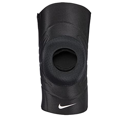 Nike Unisex – Erwachsene Pro Open Patella Kniebandage, Schwarz, L von Nike
