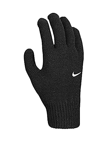 Nike Unisex – Erwachsene YA Swoosh Knit 2.0 Handschuhe, Schwarz, S/M von Nike