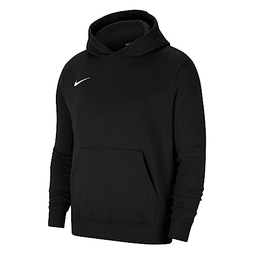 Nike unisex-child Y Nk Flc Park20 Po Hoodie Hooded Sweatshirt, Black/White, M EU von Nike