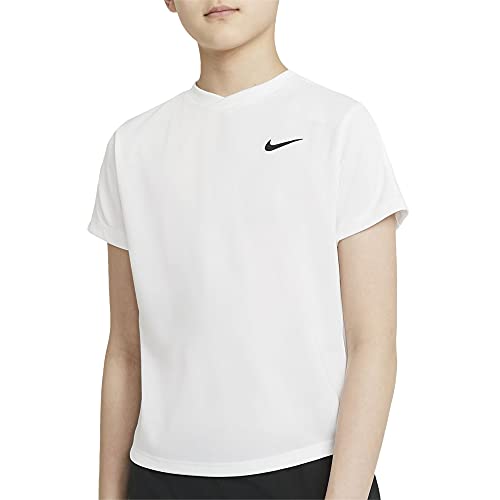 Nike Unisex Kinder Ct Df Vctry T-Shirt, White/White/Black, XS von Nike