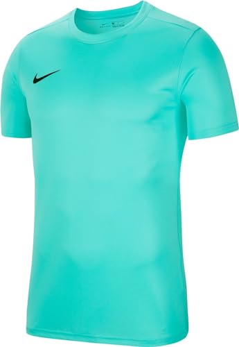 Nike Unisex Kinder Y Nk Df Park Vii Jsy Kurzarm-Trikot, Hyper Turq/(Black), S-XL EU von Nike