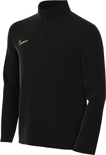 Nike Unisex Kinder Long Sleeve Top K Nk Df Acd23 Drill Top Br, Black/Black/Metallic Gold, DX5470-017, L von Nike
