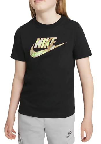 Nike Unisex Kinder NSW Camo Futura T-Shirt, Black, S von Nike