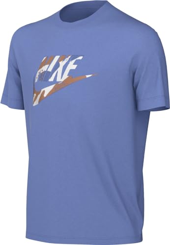 Nike Unisex Kinder T-Shirt K NSW Tee Club Seasonal Camo, Polar, FD3957-450, M von Nike