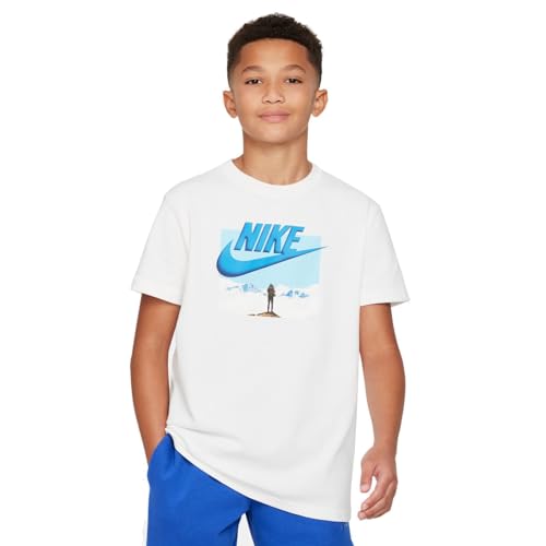 Nike Unisex Kinder T-Shirt K Wildcard 1, White, FJ6401-100, XS von Nike