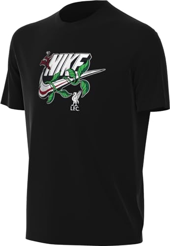 Nike Unisex Kinder T-Shirt LFC U Nk SSL Futura Tee, Black, FD1114-010, M von Nike