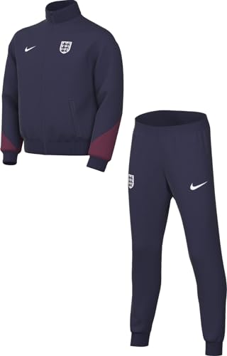 Nike Unisex Kinder Trainingsanzug England Dri-Fit Strike Trk Suit K, Purple Ink/Rosewood/White, FJ3065-555, L von Nike