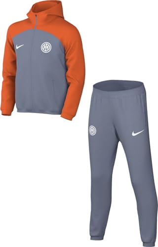 Nike Unisex Kinder Trainingsanzug Inter Ynk Df Strkhdtrksuit K3R, Ashen Slate/Safety Orange/White, DZ0945-493, XS von Nike