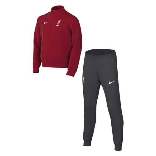 Nike Unisex Kinder Trainingsanzug Lfc Y Nk Df Acdpr Trk Suit K, Gym Red/Anthracite/White, DJ8682-688, L von Nike