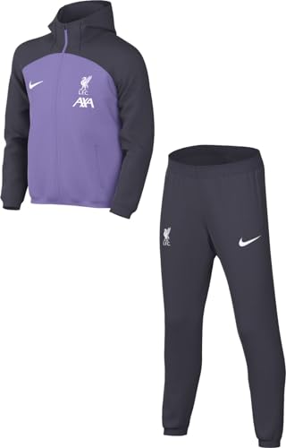 Nike Unisex Kinder Trainingsanzug Lfc Y Nk Df Strkhd Trksuit K 3R, Space Purple/Gridiron/White, DZ0946-568, L von Nike