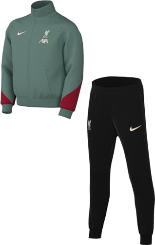 Nike Unisex Kinder Trainingsanzug Liverpool Fc Dri-Fit Strike Trk Suit K, Bicoastal/Gym Red/Black/Lt Orewood Brn, FN9977-362, L von Nike