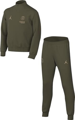 Nike Unisex Kinder Trainingsanzug Psg Ynk Df Strk Trksuit W 4Th, Rough Green/Hemp, FD7123-327, XL von Nike