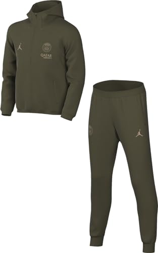 Nike Unisex Kinder Trainingsanzug Psg Ynk Df Strkhd Trksuit K4Th, Rough Green/Hemp, FD7122-327, XS von Nike