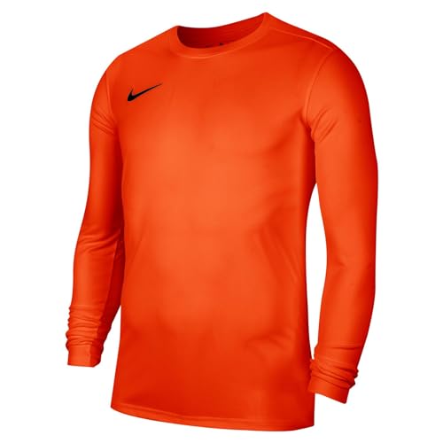 Nike Unisex Kinder Y Nk Dry Park Vii Jsy Long Sleeved T shirt, Safety Orange/Black, 8-10 Jahre EU von Nike