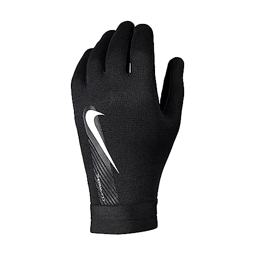 Nike Unisex Soccer Gloves Academy Therma-Fit, Black/Black/White, DQ6071-010, L von Nike