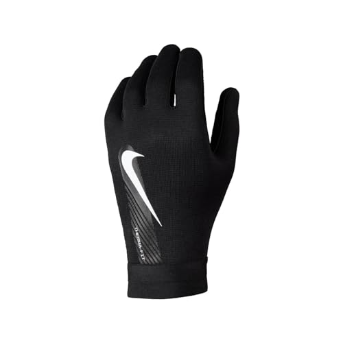 Nike Unisex Soccer Gloves Academy Therma-Fit, Black/Black/White, DQ6071-010, M von Nike