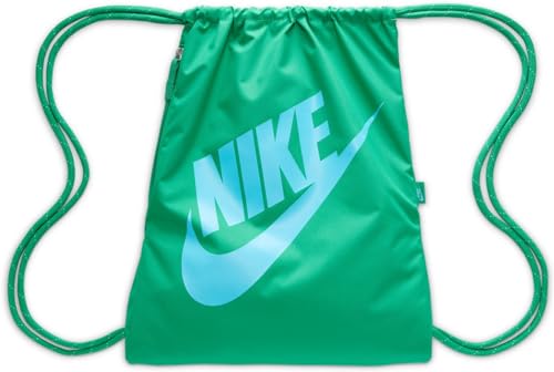 Nike Unisex Turnbeutel Nk Heritage Drawstring, Stadium Green/Aquarius Blue, DC4245-324, MISC von Nike