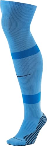 Nike Unisex U Nk Matchfit Knee High - Team 20 Socks, University Blue / Italy Blue (Midnight Navy), XL EU von Nike