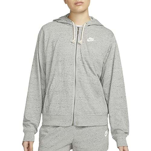 Nike Vintage Easy Jacke Dk Grey Heather/White L von Nike