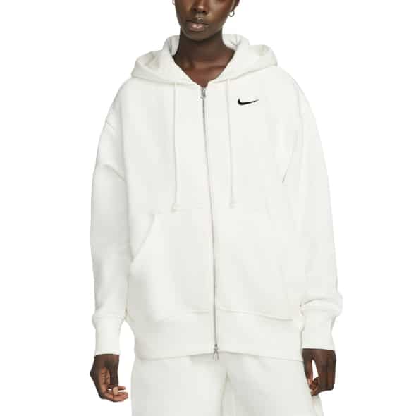 Nike W NSW Phoenix Fleece FZ OS Hoodie Damen (Weiß XL ) Fitnessbekleidung von Nike