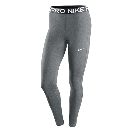 Nike Women's W Np 365 Tight Leggings, Smoke Grey/Heather/Black/White, L von Nike