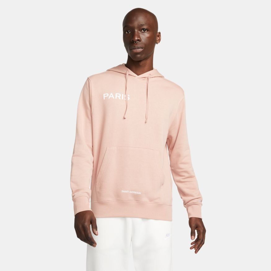 Paris Saint-Germain Hoodie Fleece - Pink/Weiß von Nike